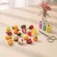 HFSHY 3D Sống Động Như Thật Trái Cây Thu Nhỏ Hạt Nhựa 5 Chiếc Chống Trầy Xước Cho DIY Handmade Vòng Tay Dây Móc Khóa Trang Trí Nhà Thủ Công VN