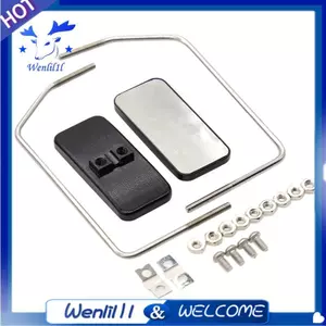 Gương Chiếu Hậu Kim Loại Cho 1 / 10 RC Xe Bánh Xích TRX4 D90 SCX10 1 / 14 Xe Tải MAN Nâng Cấp Phần