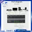 Bộ chuyển đổi quang học Spdif Toslink Bộ chia âm thanh kỹ thuật số quang 3 in1 Out withIR Cáp quang điều khiển từ xa
