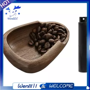 Bộ cốc định lượng hạt cà phê và cốc cà phê Phụ kiện thanh cà phê Bình định lượng bằng gỗ / Khay đo liều đơn