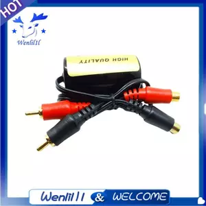 Bộ lọc nhiễu âm thanh xe hơi cho ampli, chống ồn, cách ly tín hiệu, phù hợp nâng cấp hệ thống audio ô tô