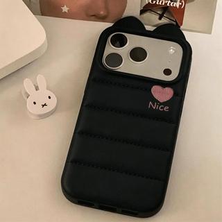 Trái tim màu đỏ nhạt Đối với trường hợp iPhone 17pro iphone16/15/14 lỗ lớn 13/12/11 mới