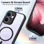 Ốp lưng OPPO A6T 5G Vỏ từ tính trong suốt mờ cho Ốp điện thoại OPPO A6T 4G