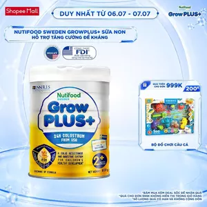 Sữa bột Nutifood GrowPLUS+ Sữa Non 2+ 24h hỗ trợ tăng đề kháng (vàng) - Lon 800g