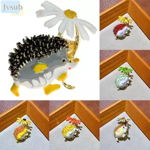 JVSUB Nhím Trâm Cài, Men Dễ Thương Hoa Cúc Trâm Cài, Động Vật Nhiều Màu Sắc Ve Áo Corsage Hoa Chân Nữ Cô Gái