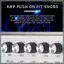 20 Chiếc Guitar AMP Khuếch Đại Đẩy Vào Phù Hợp Với Núm Nắp Nhôm Top Phù Hợp Với Đường Kính 6Mm Nồi Cho Khuếch Đại