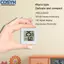 <cosyh>Thermohygrometer Temperature Humidity Tester Clear LCD Display Smart Hygrometer