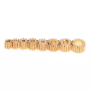 JASMINE 0.5M Modulus 8T 9T 10T 11T 12T 14T 15T 16T Răng Đồng Truyền Bánh Răng Cho Trục Truyền Bánh Răng Phù Hợp Với 1.98MM 2.3mm 3.17MM 3MM 5MM Trục JASMINE