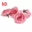 20 chiếc Đầu hoa hồng nhân tạo DIY Trang trí đám cưới Đường kính 65mm - Hồng