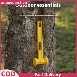 XUAN 1PC Ngoài Trời Siêu Nhẹ Di Động Đất Búa Nhựa PE Búa Cắm Trại Tán Lều Búa Cắm Trại Dụng Cụ Cắm Trại Với Đa Dạng Sử Dụng VN