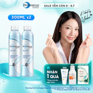 Combo 2 Chai Nước xịt khoáng dưỡng da ẩm mượt và bảo vệ da Bio-Essence Bio-Water Water Energizing 300ml
