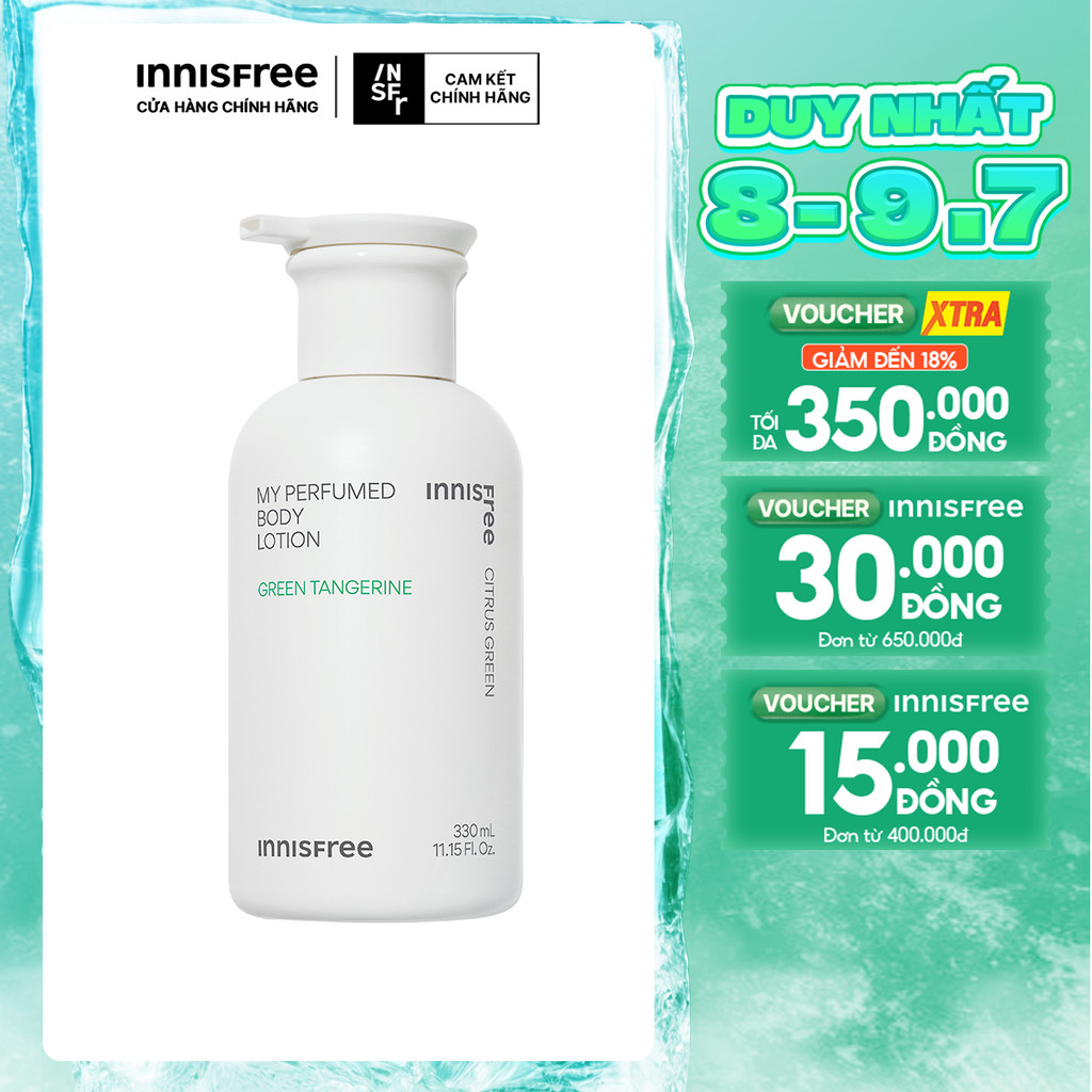 Sữa dưỡng thể hương nước hoa innisfree My Perfumed Body Lotion 330ml (New 2023)