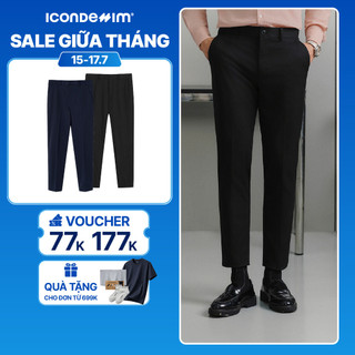 Quần Tây Nam ICONDENIM Ống Ôm Basic Trousers Form Slim QTID0050