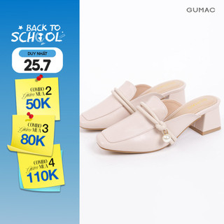 Dép - Sục Nữ GUMAC Phối Hạt Châu GG04092