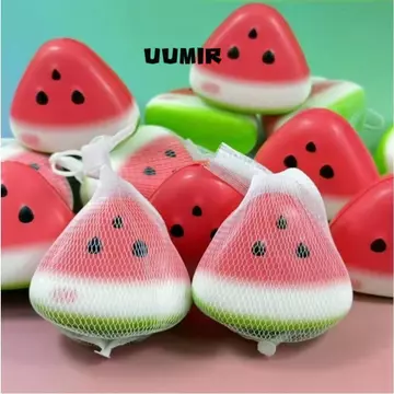 Giảm căng thẳng dưa hấu UUMIR​​, Squishy Texture Soft Ice Skin Chống căng thẳng Bóp, Có thể tái sử dụng​​ Giảm căng thẳng phục hồi chậm ​​Giảm căng thẳng văn phòng & trường học​​