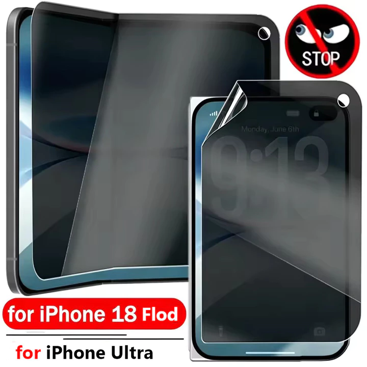 HD / Phim Hydrogel Riêng Tư Chống Hình Cho Apple IPhone Ultra Cho IPhone Fold Cho IPhone 18 Gấp Cho IPhone Duo Chống Gián Điệp Mềm Bên Trong Bảo Vệ Màn Hình Bên Ngoài