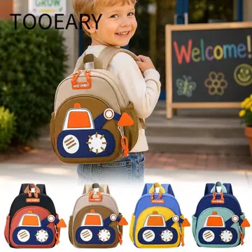 Ba lô tập đi TOOEARY cho bé trai, Ba lô mẫu giáo chống nước, Ba lô trẻ em mở rộng bền Ba lô trẻ em chống mài mòn Mini cho trẻ em chăm sóc ban ngày