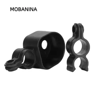 Giá đỡ gậy đi bộ MOBANINA, Giá đỡ gậy xe lăn ABS màu đen, Giá đỡ gậy xe tay ga điện di động bền bỉ cho xe lăn Xe tay ga điện