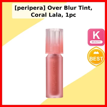 [peripera] Over Blur Tint, Coral Lala, 1 cái / Son Tint Hàn Quốc / Hiệu ứng Soft-Focus / Xác thực 100% của damda1004