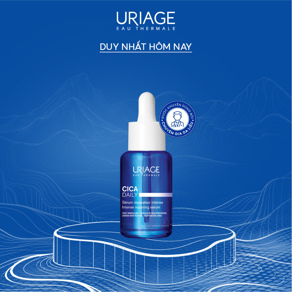 Serum làm dịu, làm lành và phục hồi da tổn thương hằng ngày URIAGE CICA DAILY SERUM 30ml