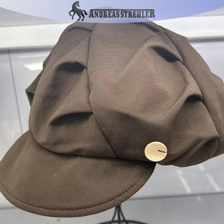 Onetimingfine Hình Bát Giác Mũ Nồi Len Newsboy Mũ Nữ Cloud Street Vành Mũ Nồi Ngoài Trời Mũ VN