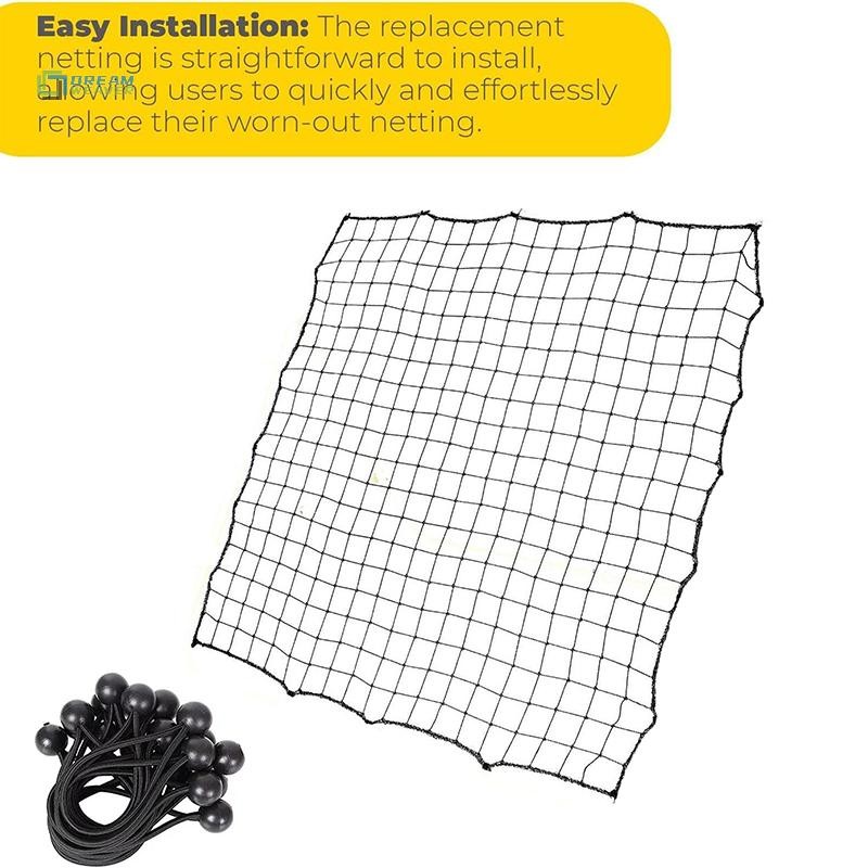 Lưới đá thủ môn 100x100CM, 20 dây thun - Thích hợp để luyện tập