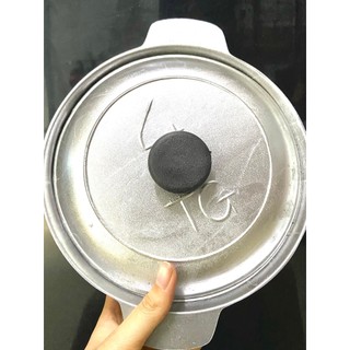 Nồi Gang Kho Cá Thịt 700ml Dày 2 Lớp Chống Bể Giữ Nhiệt Lâu Hơn