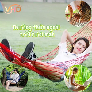 Võng lưới đánh cá ngoài trời, cắm trại cần thiết cho du lịch, mạnh mẽ và bền nhiều màu sắc tùy chọn