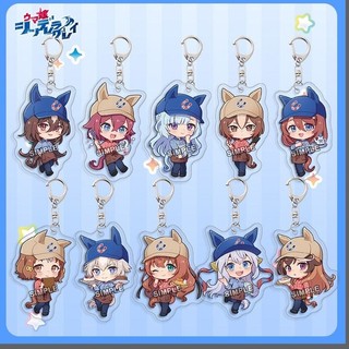 Umamusume Pretty Derby Oguri Cap Symboli Rudolf Belno Light Maruzensky Tamamo Cross Super Creek Acrylic Keychain