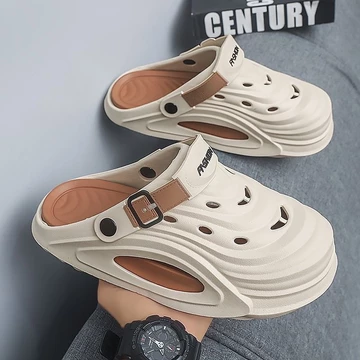Nam Nam Dép Dép Dép Sandal Nam Nữ Dép Nam Đi Biển Giày Ngoài Mặc Nhà Mũi Che Phủ Dép Nam Flip-Flops