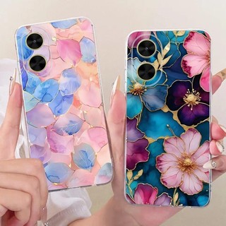 Dành Cho Xiaomi Redmi A5 4G / Poco C71 4G Ốp Điện Thoại Hoa Butterflu Nhiều Màu Sắc Nữ Tính Vỏ Silicon Mềm Trong Suốt
