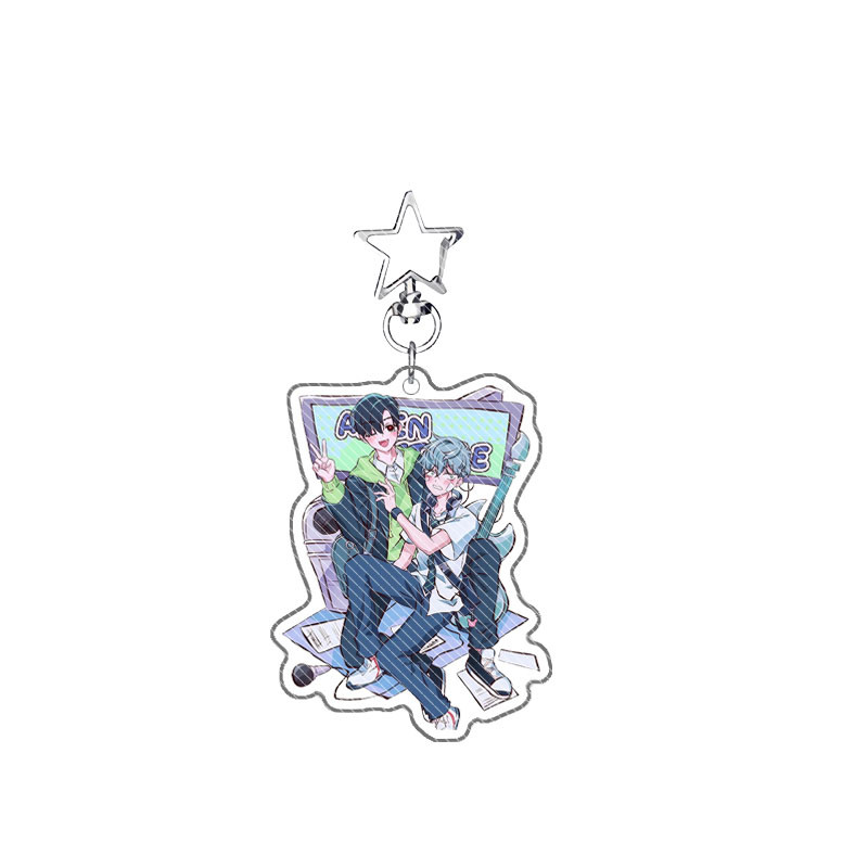 Anime Alien Stage Acrylic Keychains Luka Till Ivan Hyuna Mizi Sua Acrylic Keychain Bag Pendant Accessories Key Ring Gift