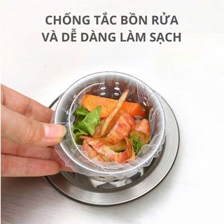 Combo nhiều bịch túi lưới lọc rác bồn rửa chén, bát (khoảng 50-100 túi lưới/bịch) - đa năng, tiện dụng, tiết kiệm