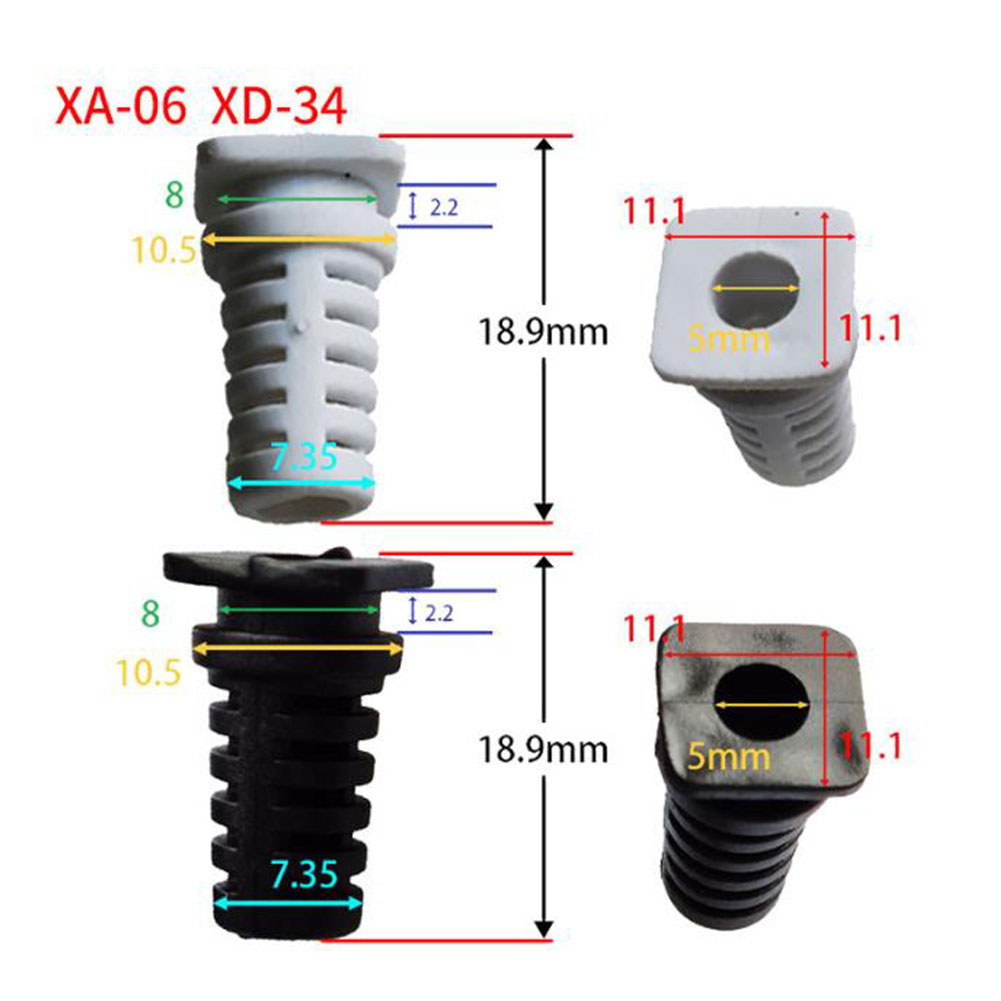 Set 10 / 10 Miếng Cao Su Bọc Bảo Vệ Dây Cáp Tiện Lợi