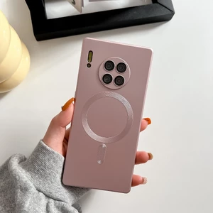 Ốp Lưng Mềm Cho Huawei Mate 50 40 30 20 P60 P50 P40 P30 Pura 70 Pro Ốp Điện Thoại Chống Sốc Từ Tính