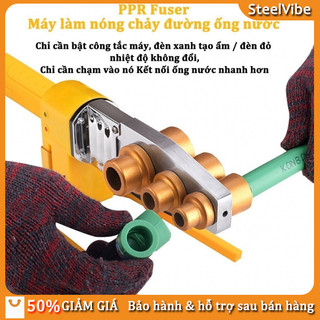 【Ready】 Máy Hàn Ống Nhiệt Ống Nhựa PPR PE PPC  Phi 20 - 25 -32mm làm nóng cực nhanh 6 đầu Nhiệt tức thời