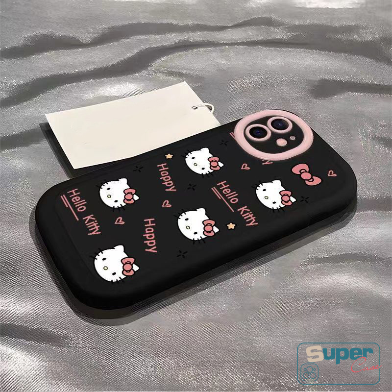 Ốp Lưng Tương Thích Cho IPhone 17 15 13 11 16 12 14 Pro Max Air 15 16 14 Plus XS MAX X XR Dễ Thương Hello Kitty Trái Tim Tình Yêu Bảng Chữ Cái Doodle Bìa Mềm
