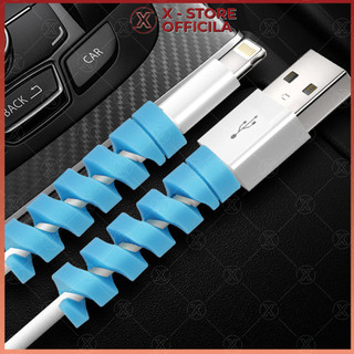 Bọc đầu sạc chống gãy, thanh quấn bảo vệ cáp sạc silicon, dùng cho dây điện thoại - BVCSSLN