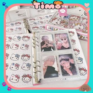 Sổ Đựng Card Mèohe Binder A5 Album Rỗng Hoạ Tiết Hoạt Hình Đựng Ảnh Bo Góc Thần Tượng Timo VPBL26