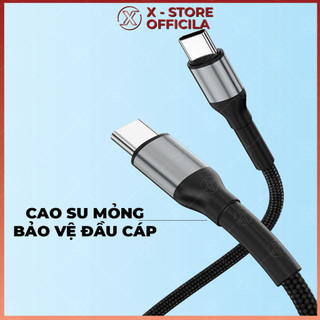 Cáp sạc 5A 100W Type C to Type C, dây sạc PD cho điện thoại, cáp dài 1.2m, cáp sạc 5A công nghệ mới nhất 2025 DS100w