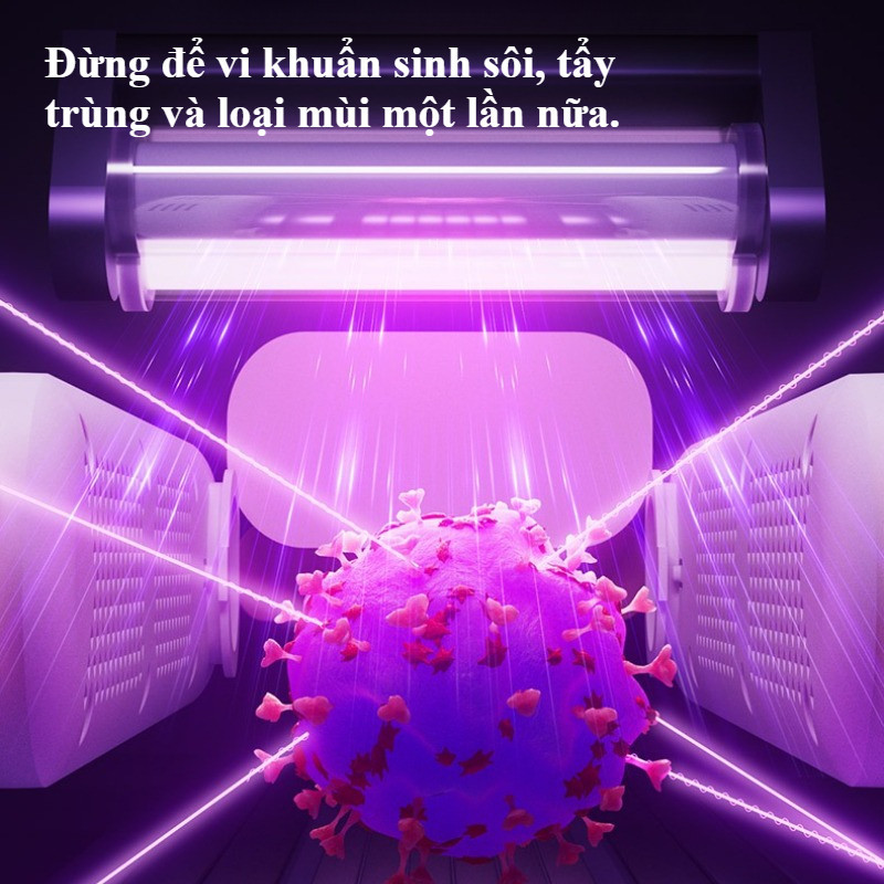 Máy Sấy Giày 4 Cần - Sấy khô, khử khuẩn tia UV, hẹn giờ, khử mùi hiệu quả dùng cho giày và tất