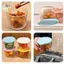 1 / 4 Bình đựng thủy tinh 200ML Hộp đựng thủy tinh Thiên trong suốt Hộp đựng thủy tinh đa chức năng giữ tươi Mini trong suốt Lọ nhà bếp ELWW