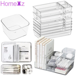 Hộp lưu trữ máy tính để bàn trong suốt đa chức năng / Hộp sắp xếp ngăn dày Acrylic
