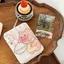 Gương Gấp Trang Điểm Mini Họa Heo Pastel Dễ Thương Gương Cầm Tay Bỏ Túi Đi Du Lịch