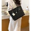 SQ11 2026 Túi Tote Chấm Sóng Hàn Quốc Mới Cho Nữ Dung Tích Lớn Đa Năng Đi Lại Túi Đeo Vai Thời Trang