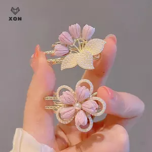 Kẹp Tóc Barrettes Hợp Kim Thời Trang Phong Cách Hàn Quốc Mùa Hè Ngọt Ngào Dễ Thương Nổ Kẹp Hoa Phụ Kiện Tóc Cho Nữ Mũ [Mina]