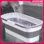 JASMINE Cây lau nhà có thể gập lại có bánh xe 20L Bồn tắm làm sạch có thể gập lại dung tích lớn để lưu trữ làm sạch sàn nhà Dễ dàng mang theo JASMINE