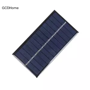 Bảng điều khiển năng lượng mặt trời GCDHome 1W 5V DIY Bảng điều khiển Silicon năng lượng mặt trời nhỏ cho bộ sạc điện thoại di động Đồ chơi đèn gia đình Bảng tế bào năng lượng mặt trời HOT