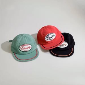 Mũ Niche Dạo Phố Phong Cách Mới Hip Hop Flat Vành Mũ Bóng Chày Nữ Thêu Chữ Thường Ngày Mềm Mũ Top