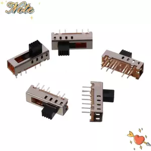 NOTE1 5 Công Tắc Chuyển Đổi, Chuyển Đổi 5 Mm 4 Vị Trí Micro Trượt Công Tắc, Mini SS-24E01 10P 2P4T Dọc Micro Switch